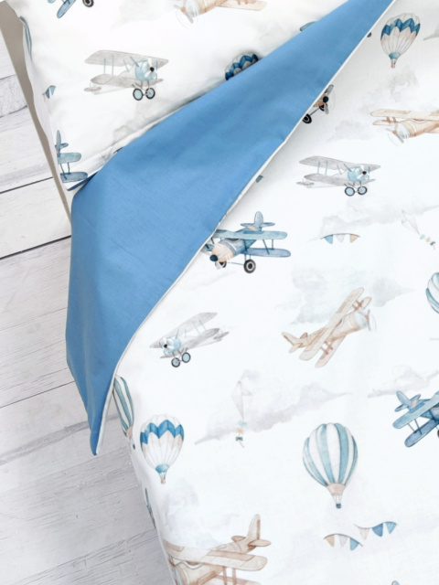 Poszewki "VINTAGE PLANES samoloty, balony" Premium